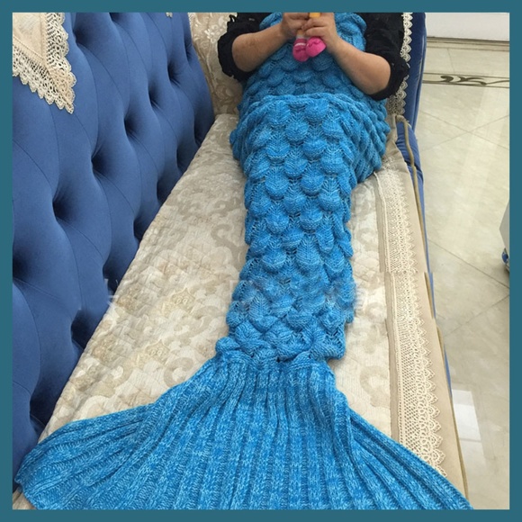 Other - Large Handmade Mermaid Tail Blanket